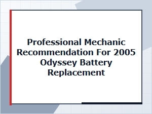 Professional Mechanic's Take on Odyssey Battery Options